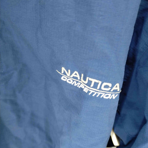 ノーティカ NAUTICA 胸ロゴ刺繍 ハーフジップナイロンジャケット メンズ JPN:XL