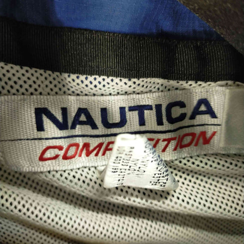ノーティカ NAUTICA 胸ロゴ刺繍 ハーフジップナイロンジャケット メンズ JPN:XL
