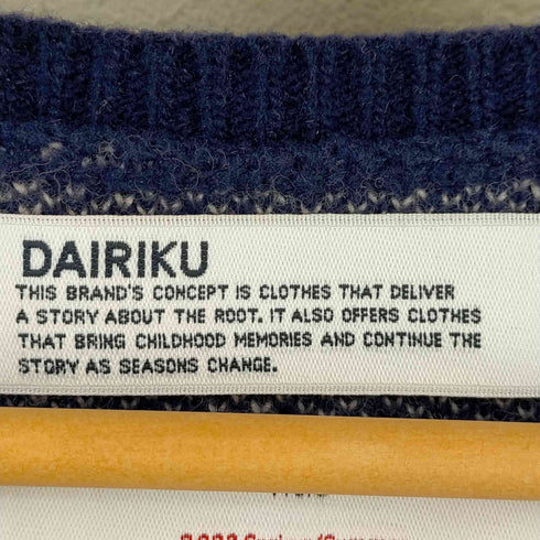 ダイリク DAIRIKU Benjamin Knit Vest メンズ FREE