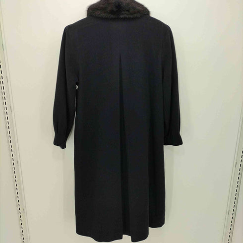 MISS TAKAO ファー付き カシミヤコート レディース