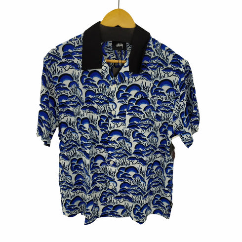 ステューシー Stussy CORAL PATTERN SHIRT メンズ S