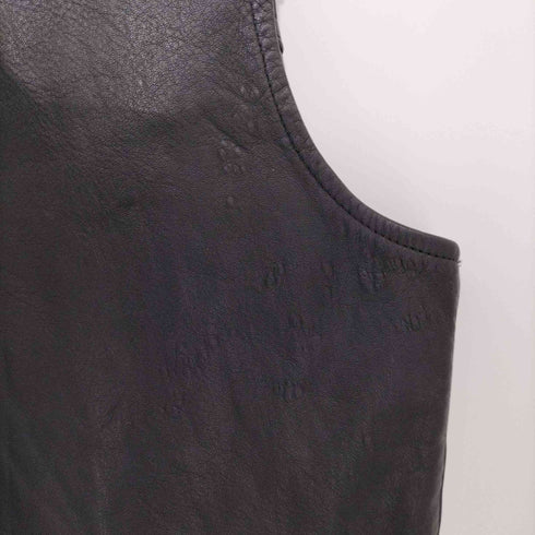 echtes leder レザーベスト メンズ