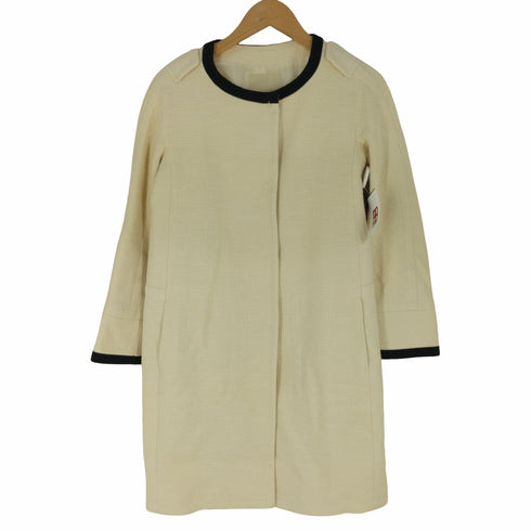 エスマックスマーラ 'S MaxMara ツイードノーカラーコート レディース 36