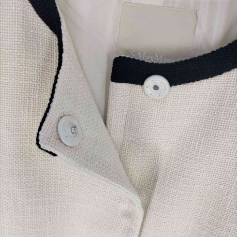 エスマックスマーラ 'S MaxMara ツイードノーカラーコート レディース 36
