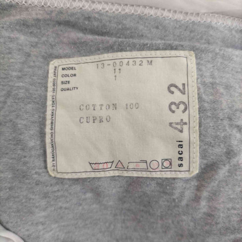 サカイ Sacai コットンポケット Uネック Tシャツ メンズ 1