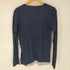 サカイ Sacai シルク混 ボーダー Uネック レイヤードカットソー メンズ 1