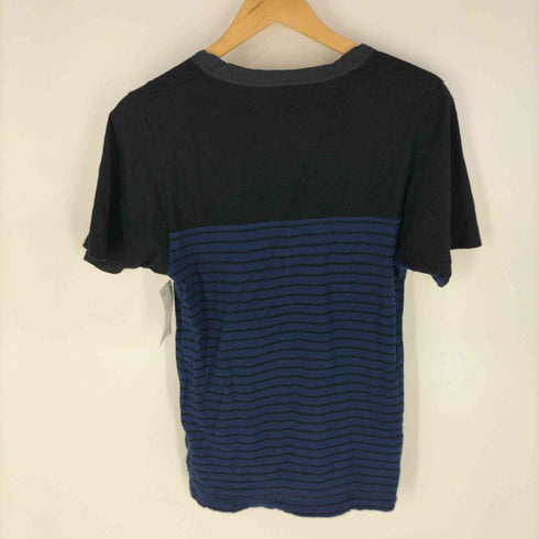 サカイ Sacai 13SS コットンポケット Uネック ボーダーTシャツ メンズ 1