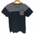 サカイ Sacai 14SS コットンポケット ボーダー クルーネックTシャツ メンズ 1