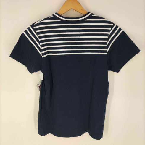 サカイ Sacai 14SS コットンポケット ボーダー クルーネックTシャツ メンズ 1
