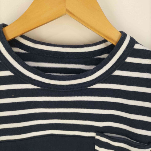 サカイ Sacai 14SS コットンポケット ボーダー クルーネックTシャツ メンズ 1