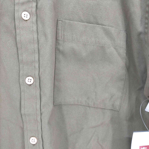 アルファニ ALFANI ソフトスエード L/S レギュラーカラー シャツ メンズ import:L