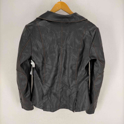 CLOTHING RVT フェイクレザーテーラードジャケット レディース JPN:S