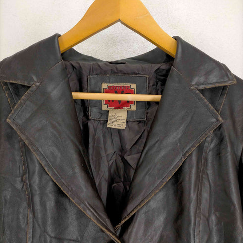 CLOTHING RVT フェイクレザーテーラードジャケット レディース JPN:S