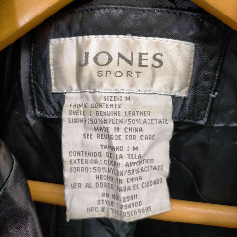 JONES SPORT 本革チェスターコート レディース JPN:M