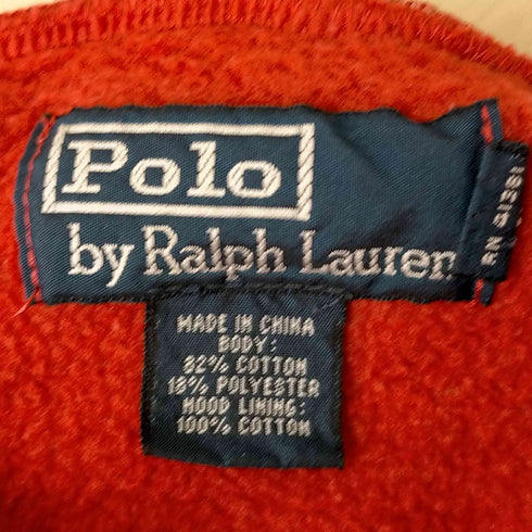 ポロバイラルフローレン Polo by RALPH LAUREN 90s フード裏サーマル ジップアップパーカー メンズ JPN:L
