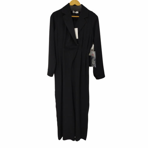 マージュール marjour OPENCOLLAR DRESS オープンカラー パンツドレス オールインワン ベルト付き レディース M