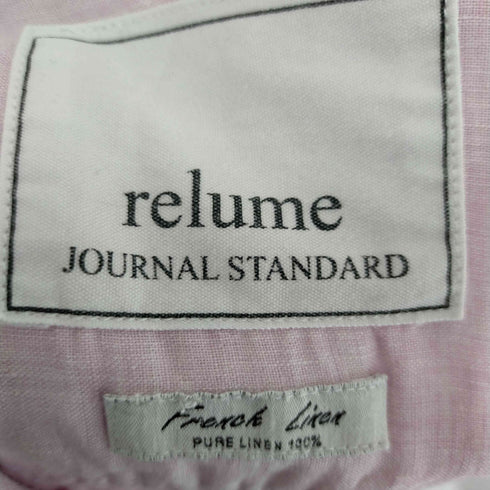 ジャーナルスタンダードレリューム JOURNAL STANDARD relume リネンオープンカラーシャツ レディース F