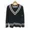 トゥモローランドトリコ TOMORROWLAND tricot スプリング リネン チルデン ニット レディース import:L
