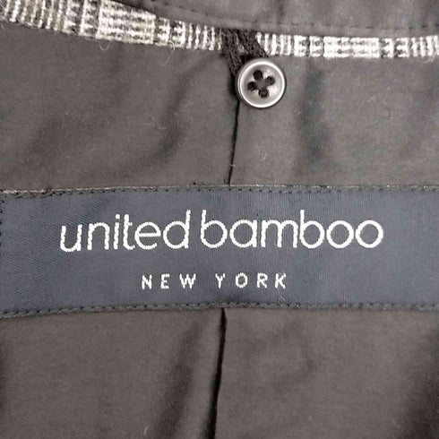 ユナイテッドバンブー united bamboo タータンチェック2Bテーラードジャケット&スラックスパンツ メンズ JKT:S/36 PNT:S/31