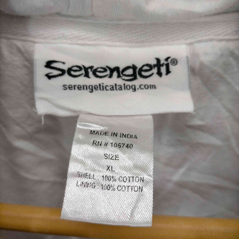 SERENGETI チェック柄パッチワークジップパーカー メンズ JPN:XL
