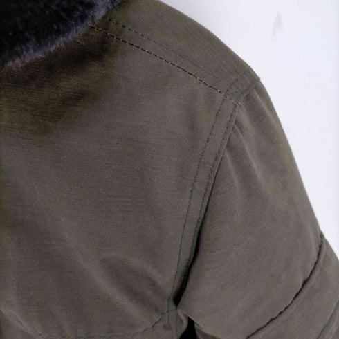ザラ ZARA 中綿フーディジャケット メンズ import:S