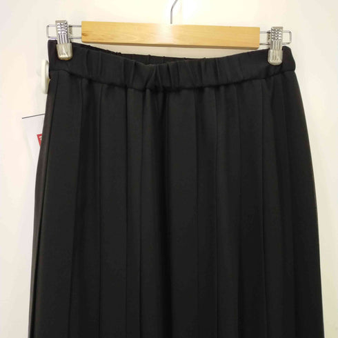 ミズイロインド mizuiro ind 23AW wide with pleats SK ワイドプリーツスカート レディース