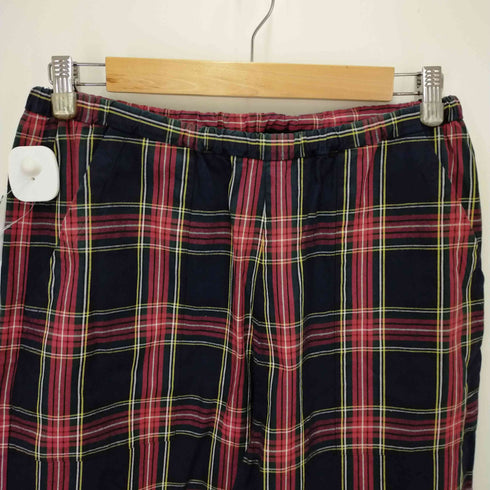 ミズイロインド mizuiro ind 23AW チェックイージーパンツ レディース