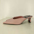 ザラ ZARA MID-HEIGHT HEEL MULES ポインテッドトゥ ミュール レディース 38