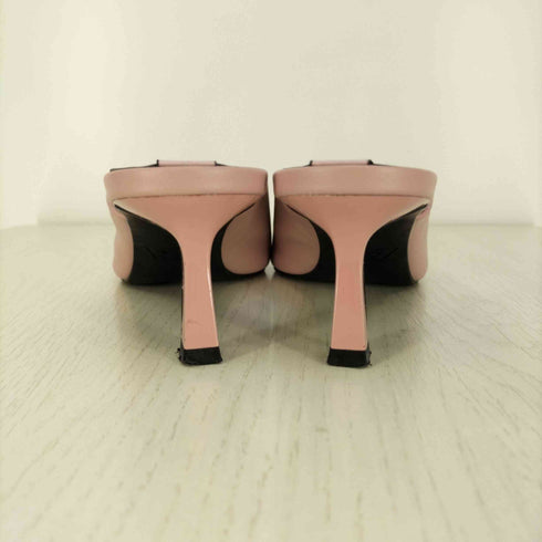 ザラ ZARA MID-HEIGHT HEEL MULES ポインテッドトゥ ミュール レディース 38
