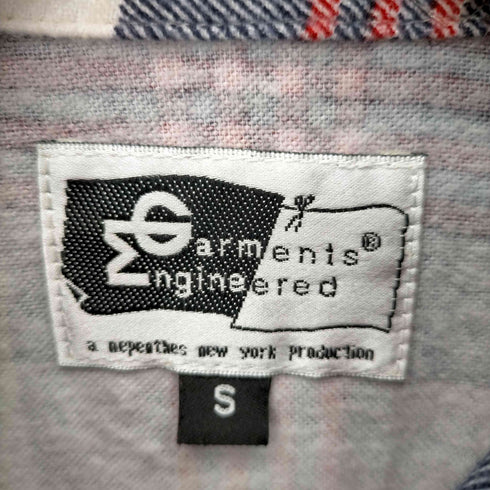 エンジニアードガーメンツ Engineered Garments 旧タグ チンスト ガチャポケット マルチチェック L/S シャツ メンズ JPN:S