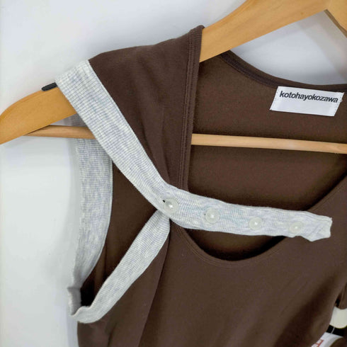 コトハヨコザワ kotoha yokozawa Asymmetry Dres レディース