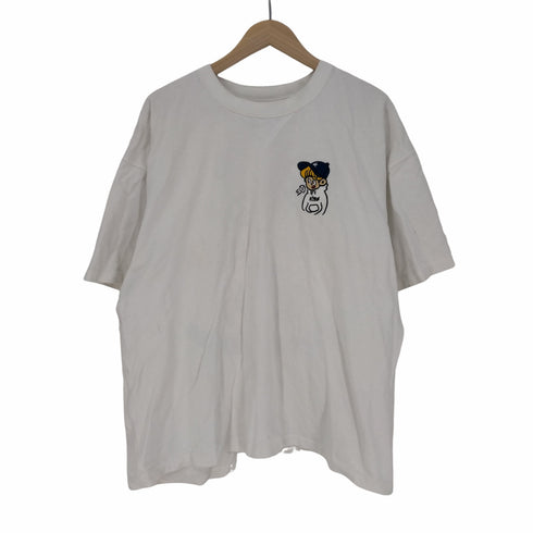 フリークスストア FREAKS STORE KAOYORINAKAMI 23SS キャラクター 刺繍 S/S クルーネック Tシャツ メンズ JPN:XL