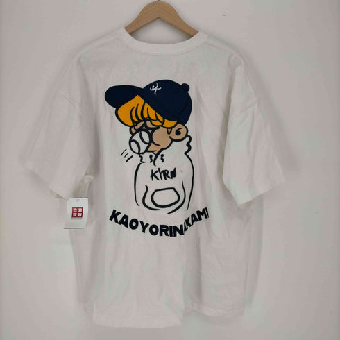 フリークスストア FREAKS STORE KAOYORINAKAMI 23SS キャラクター 刺繍 S/S クルーネック Tシャツ メンズ JPN:XL