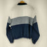 ピエールカルダン pierre cardin 90s 裏地パイル メタルボタン マルチボーダーポロスウェット メンズ import:M