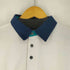 ピエールカルダン pierre cardin 90s 裏地パイル メタルボタン マルチボーダーポロスウェット メンズ import:M