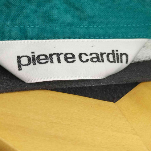 ピエールカルダン pierre cardin 90s 裏地パイル メタルボタン マルチボーダーポロスウェット メンズ import:M