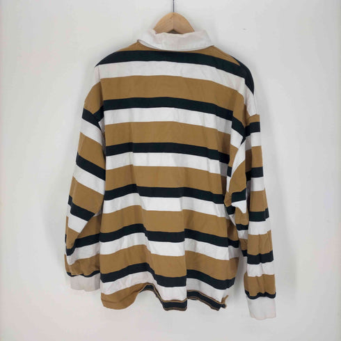 エクストララージ X-LARGE 22AW STRIPED RUGBY SHIRT ストリップド ラグビー シャツ メンズ JPN:L