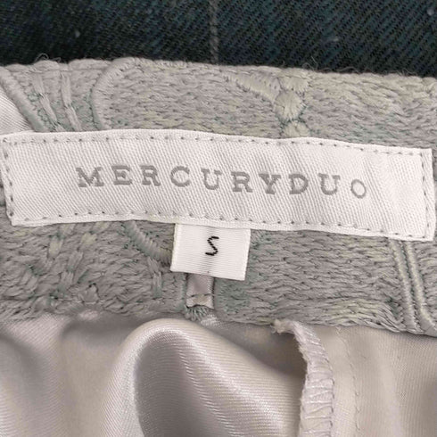 マーキュリーデュオ MERCURYDUO フラワーレースフレアスカート レディース JPN:S