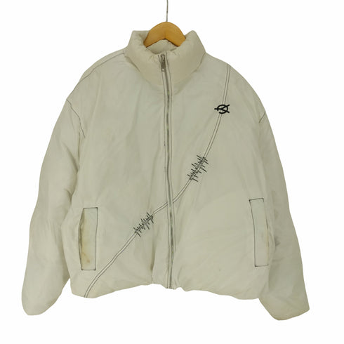 オーワイ OY STITCH WAVE PADDING JUMPER-WHITE ステッチウエーブパディング ジャンパー メンズ 2