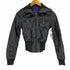 MAX AZRIA 長リブフェイクレザージャケット レディース JPN:XS