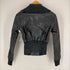 MAX AZRIA 長リブフェイクレザージャケット レディース JPN:XS