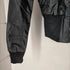 MAX AZRIA 長リブフェイクレザージャケット レディース JPN:XS