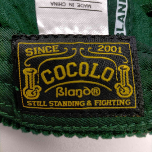 ココロブランド COCOLO BLAND スナップバック コーデュロイ キャップ メンズ FREE