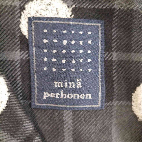 ミナペルホネン mina perhonen vapor ドット刺繍コート レディース JPN:36