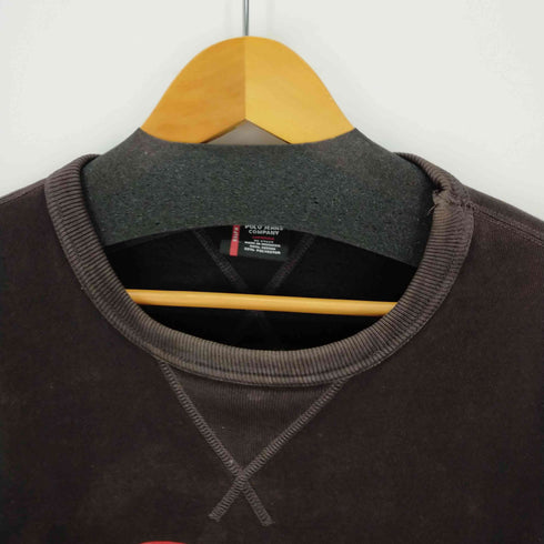 ポロジーンズカンパニーラルフローレン POLO JEANS COMPANY RALPH LAUREN 90-2000S フロントワッペン クルーネックスウェット 両V メンズ JPN:M