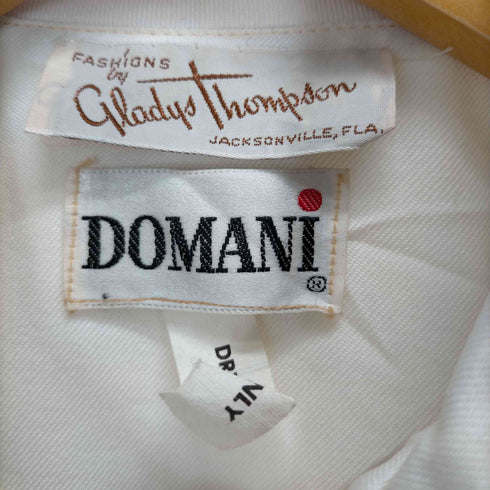ドマーニ DOMANI 花柄リボン刺繍シャツ レディース