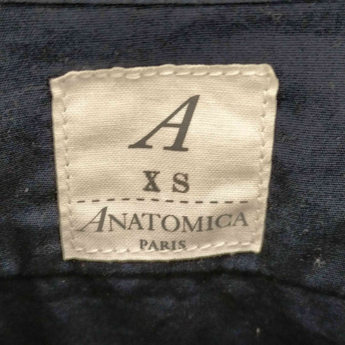アナトミカ ANATOMICA BAND COLLAR SHIRTS OXFORD バンドカラーシャツ メンズ JPN:XS