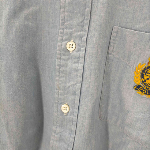 ラルフローレン RALPH LAUREN 刺繍 シャンブレーボタンダウンシャツ メンズ JPN:M