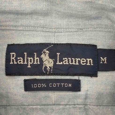 ラルフローレン RALPH LAUREN 刺繍 シャンブレーボタンダウンシャツ メンズ JPN:M