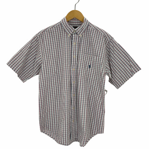 ラルフローレン RALPH LAUREN チェック柄ボタンダウンシャツ メンズ JPN:L